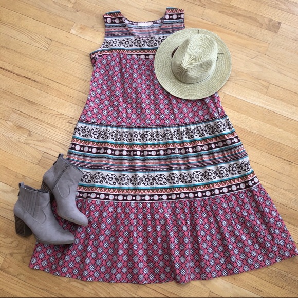 LA Cera Dresses & Skirts - Vintage La Cera boho hippie dress with poc…